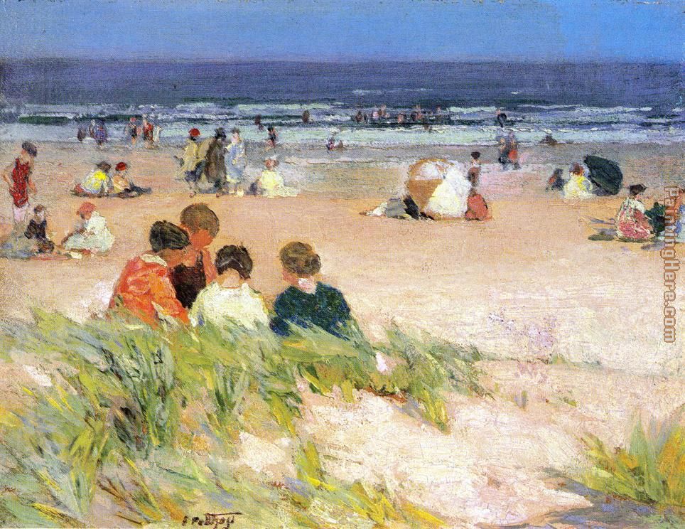 By the Shore painting - Edward Henry Potthast By the Shore art painting